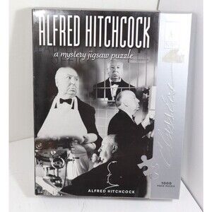 Jigsaw Puzzle 1000 Piece Alfred Hitchcock  Bepuzzled Classics "A Mystery Puzzle"
